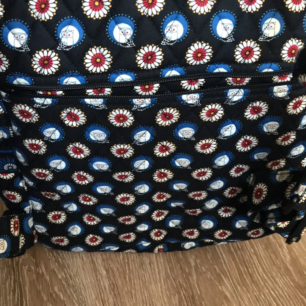 Vera Bradley Night Owl backpack, flap front, 15” medium size